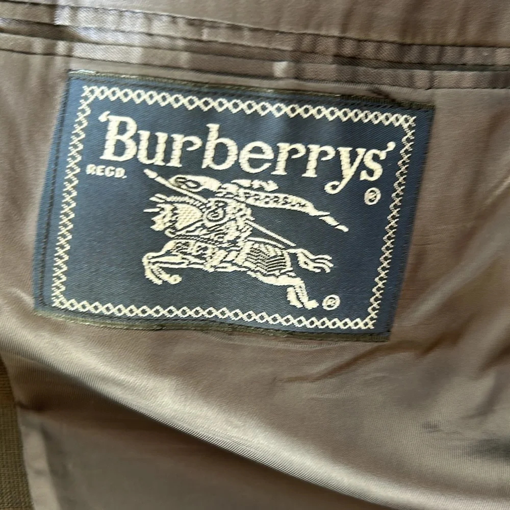 Burberry Brown Plaid Suit Coat Super 100’s Wool‎ Luxury Business Office XXL/48
